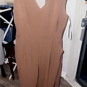 Bar III Brown Jumpsuit